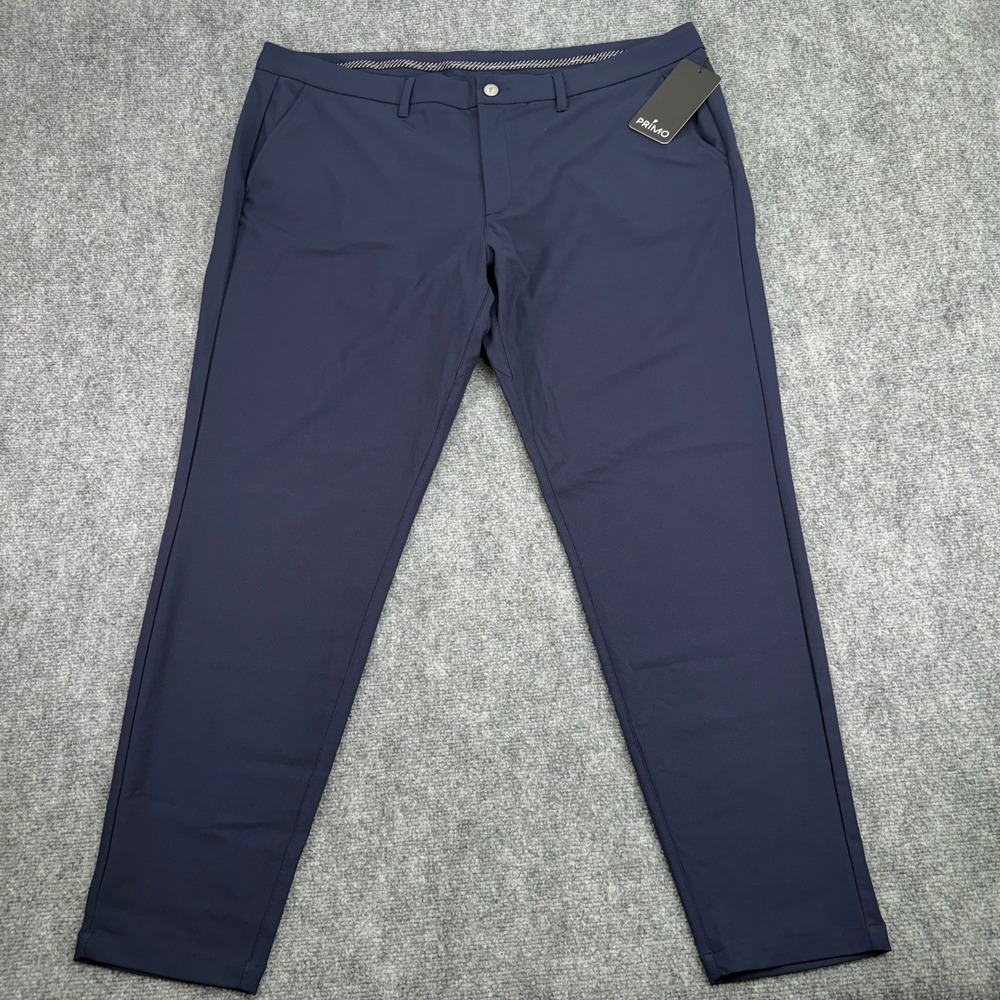 Primo Golf Pants‎ Mens 42x30.5 (Fits 44x30) Navy Performance Activewear NWT